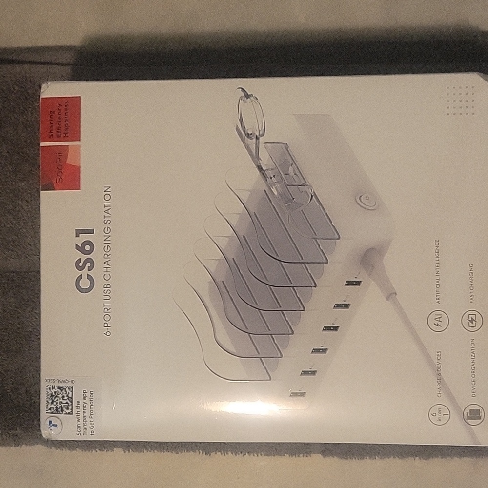 SooPii 6 port Fast Charging Station